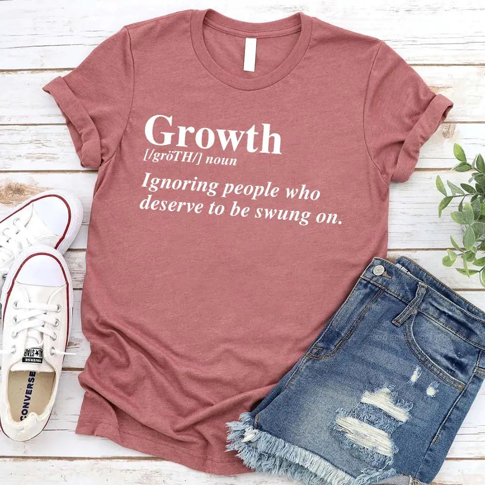 Growth Graphic Tee – Unisex Uplifting Message T-Shirt