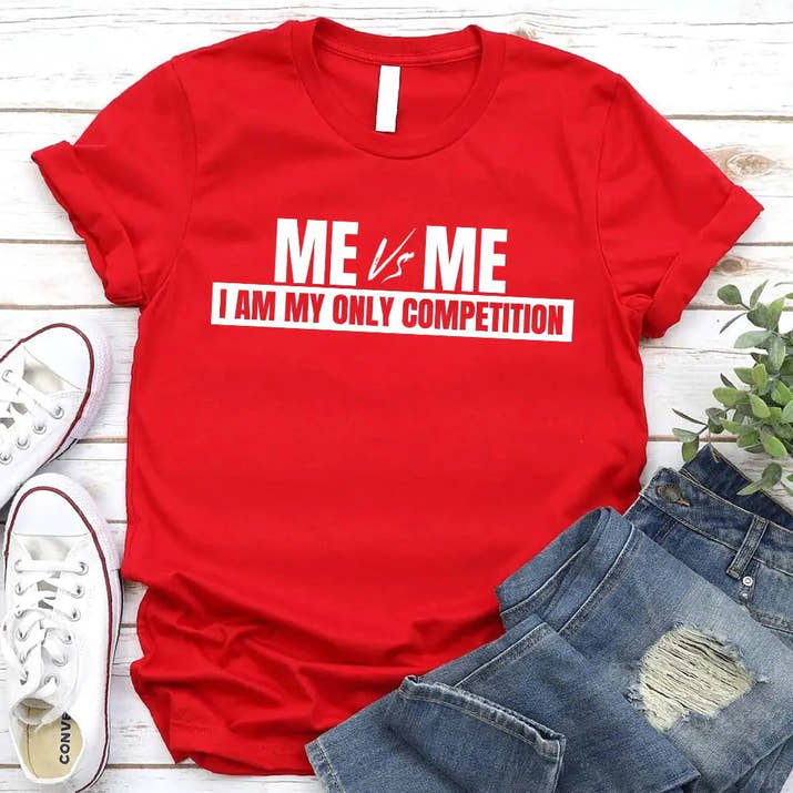 Me vs Me T-Shirt – Motivational Self-Discipline Tee