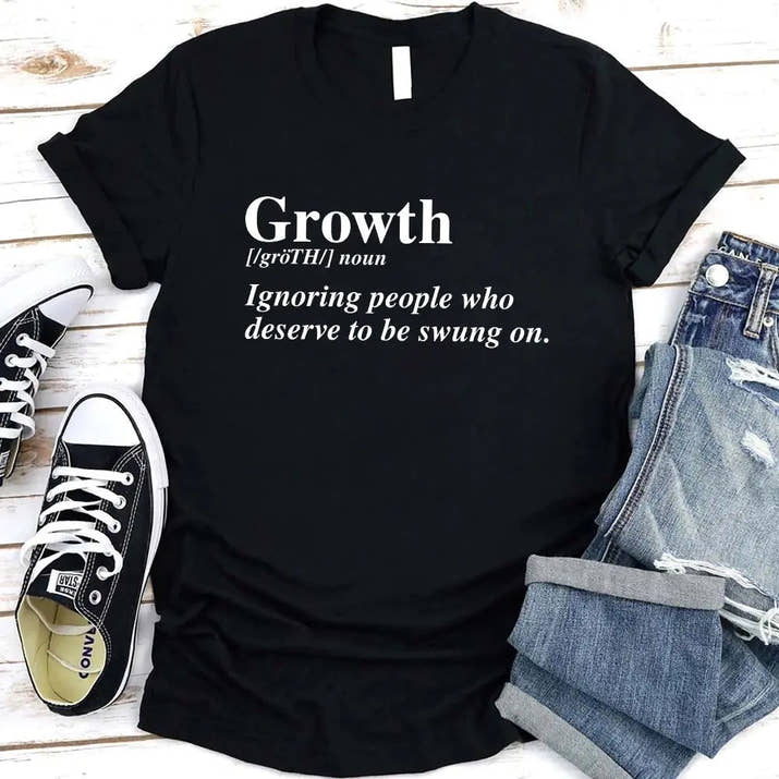 Growth Graphic Tee – Unisex Uplifting Message T-Shirt