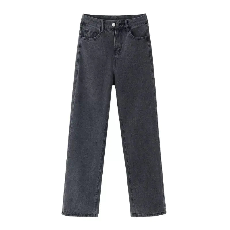 Straight Leg Wide Mop Pants