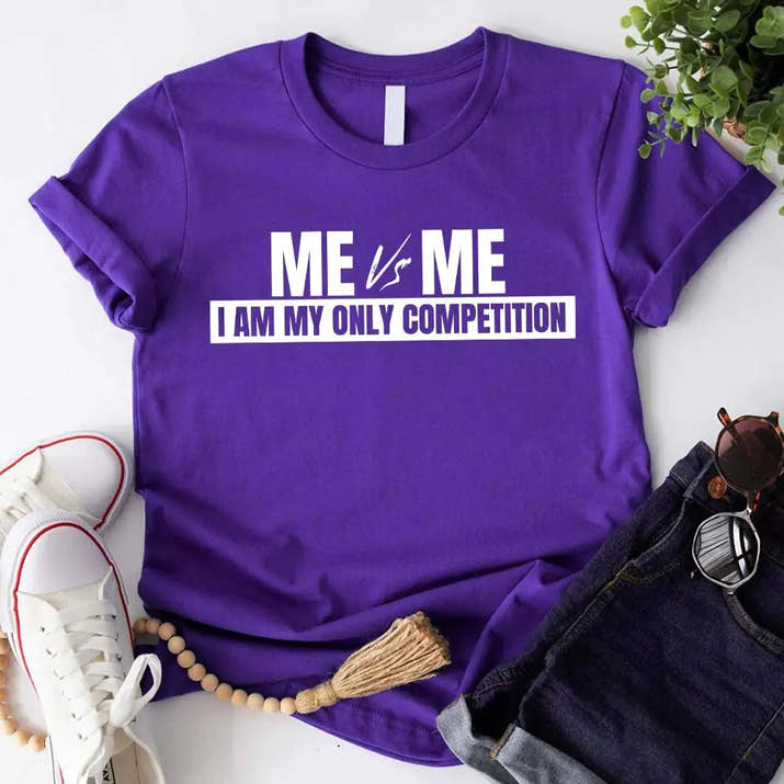 Me vs Me T-Shirt – Motivational Self-Discipline Tee