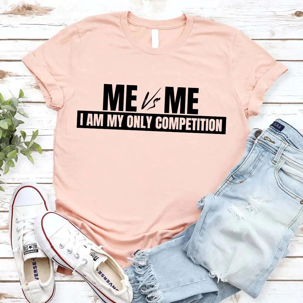 Me vs Me T-Shirt – Motivational Self-Discipline Tee