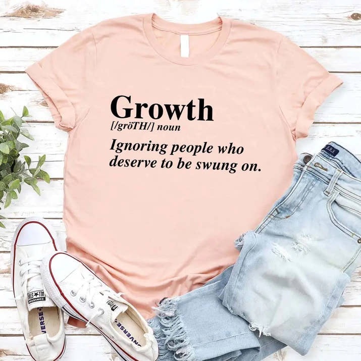 Growth Graphic Tee – Unisex Uplifting Message T-Shirt