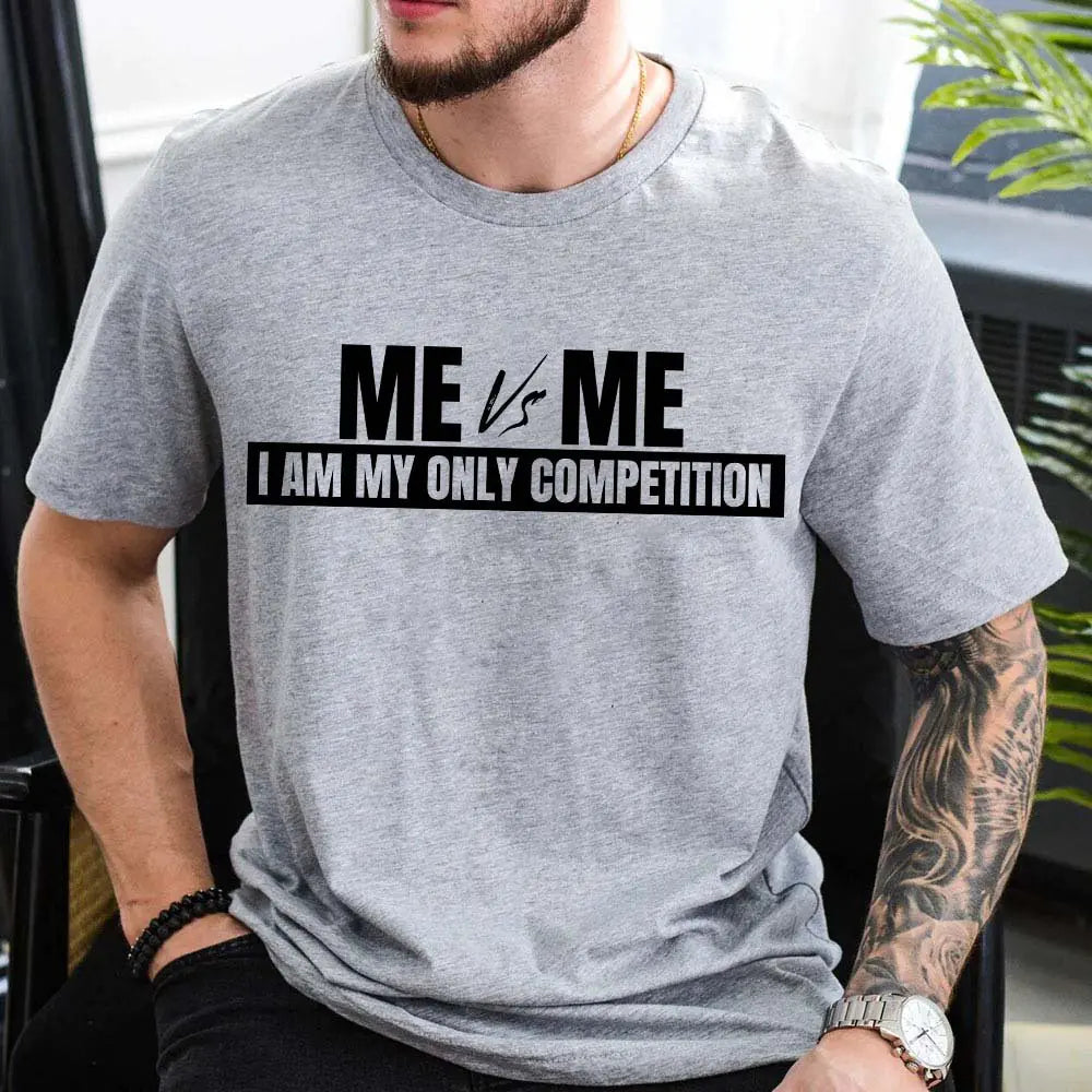 Me vs Me T-Shirt – Motivational Self-Discipline Tee
