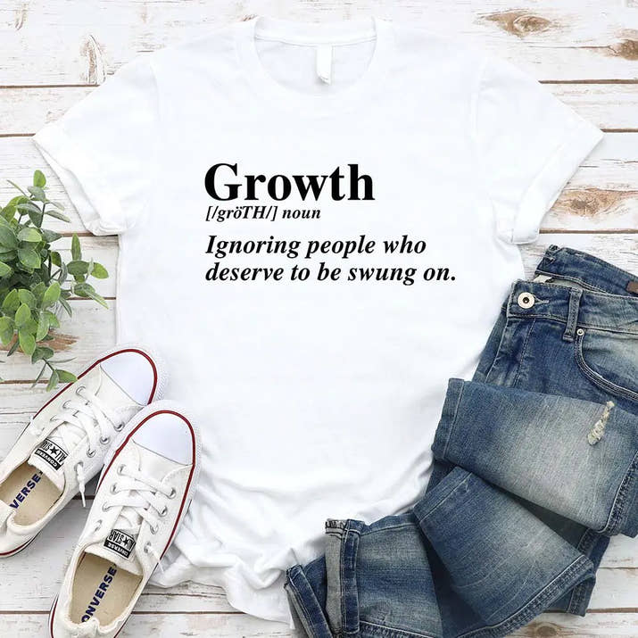 Growth Graphic Tee – Unisex Uplifting Message T-Shirt