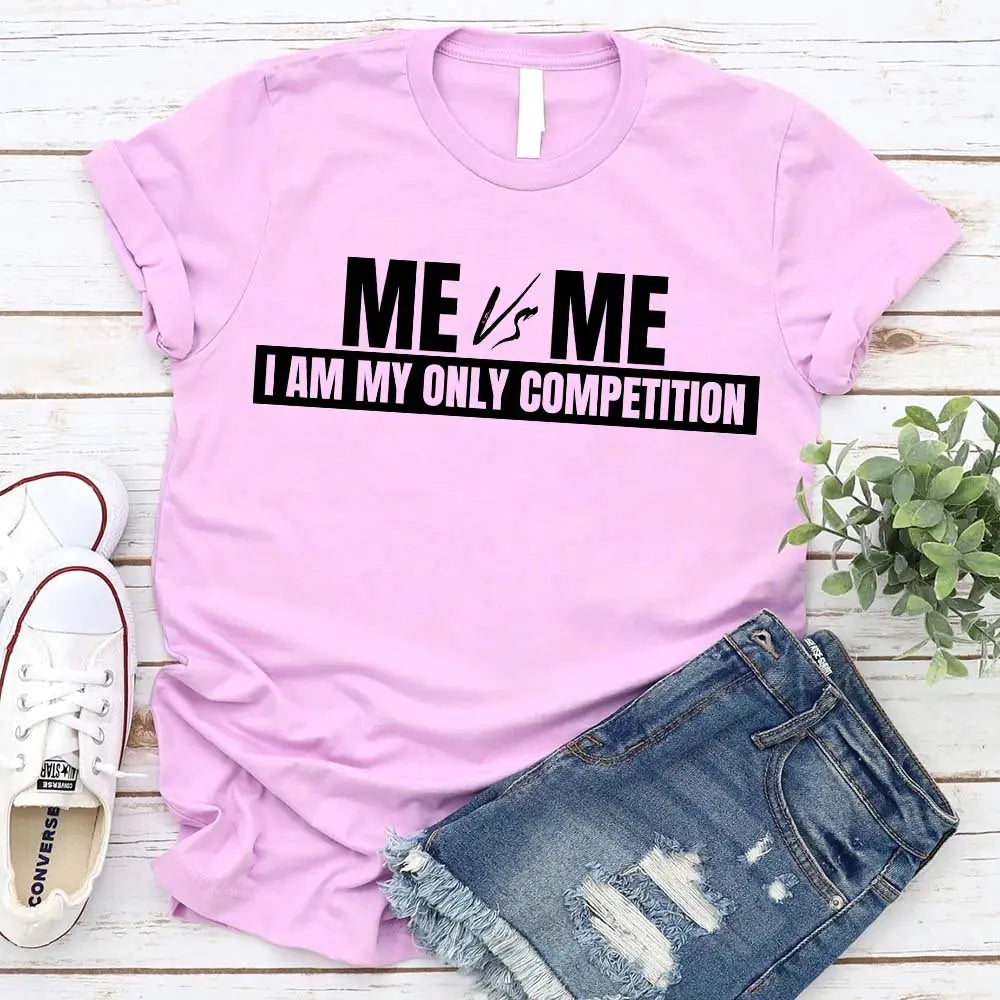 Me vs Me T-Shirt – Motivational Self-Discipline Tee