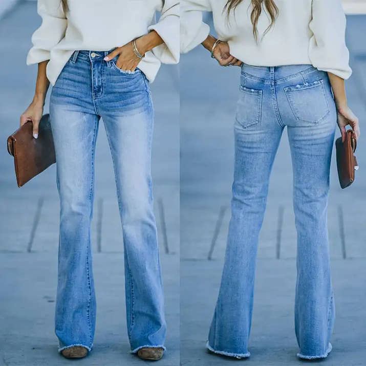 Women's Stretch Denim Bootcut Pants