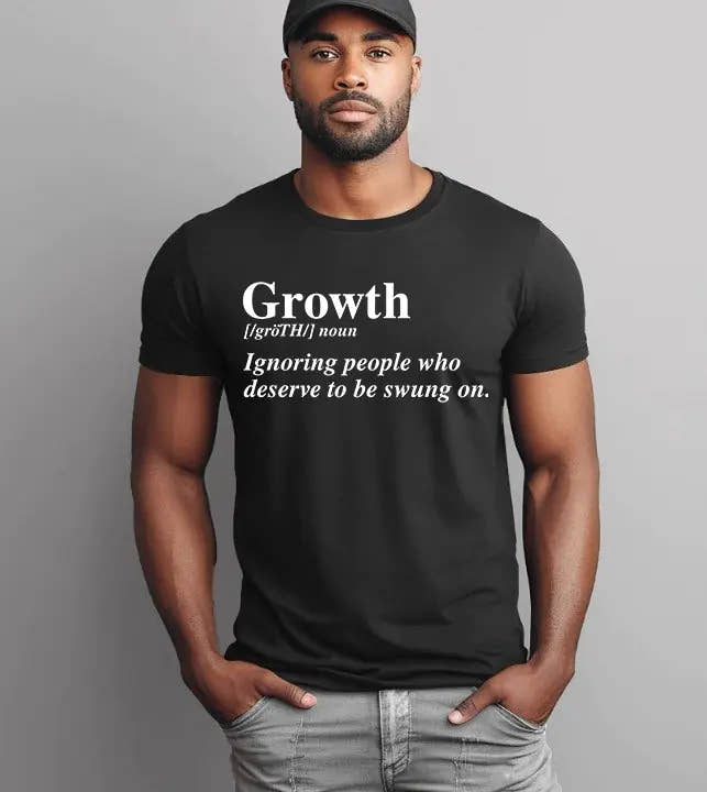 Growth Graphic Tee – Unisex Uplifting Message T-Shirt