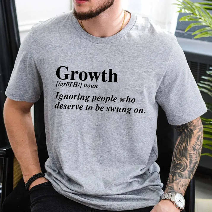 Growth Graphic Tee – Unisex Uplifting Message T-Shirt