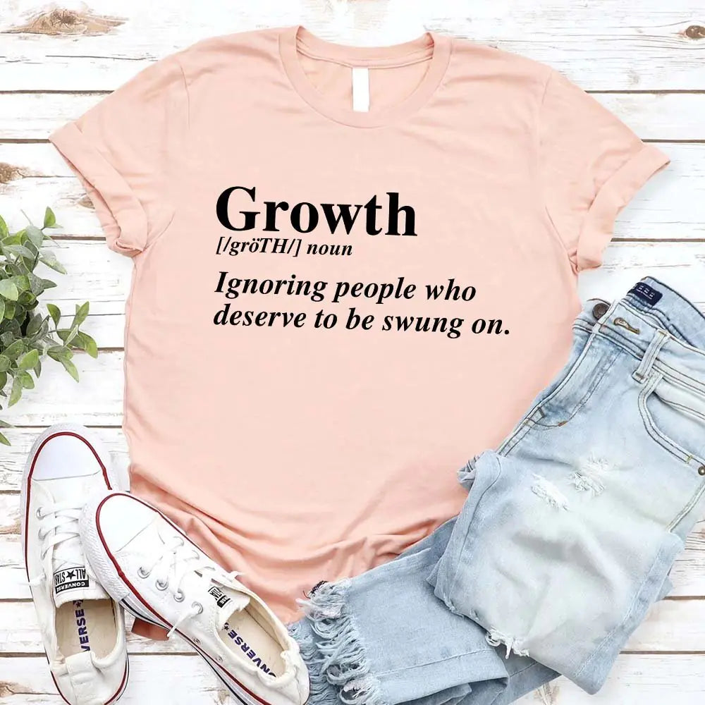 Growth Graphic Tee – Unisex Uplifting Message T-Shirt