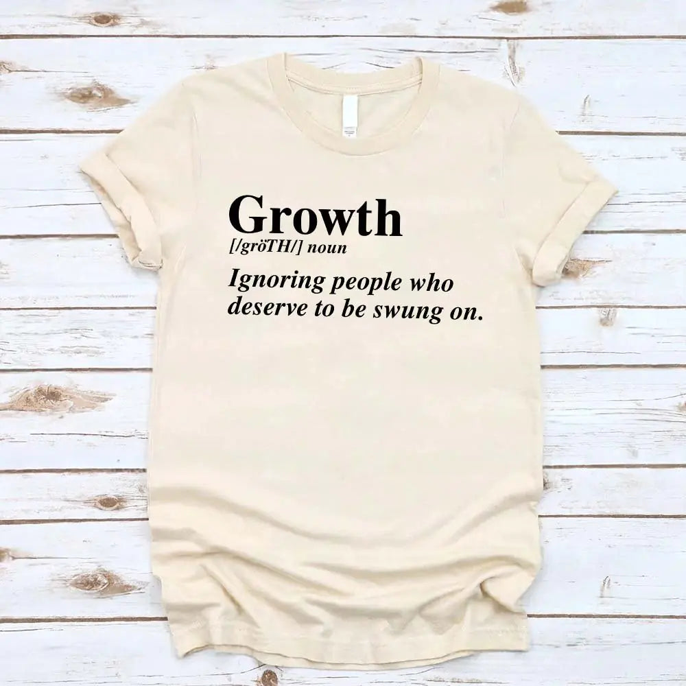 Growth Graphic Tee – Unisex Uplifting Message T-Shirt