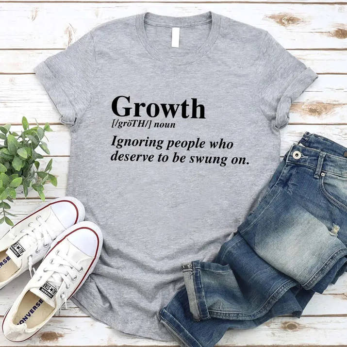 Growth Graphic Tee – Unisex Uplifting Message T-Shirt