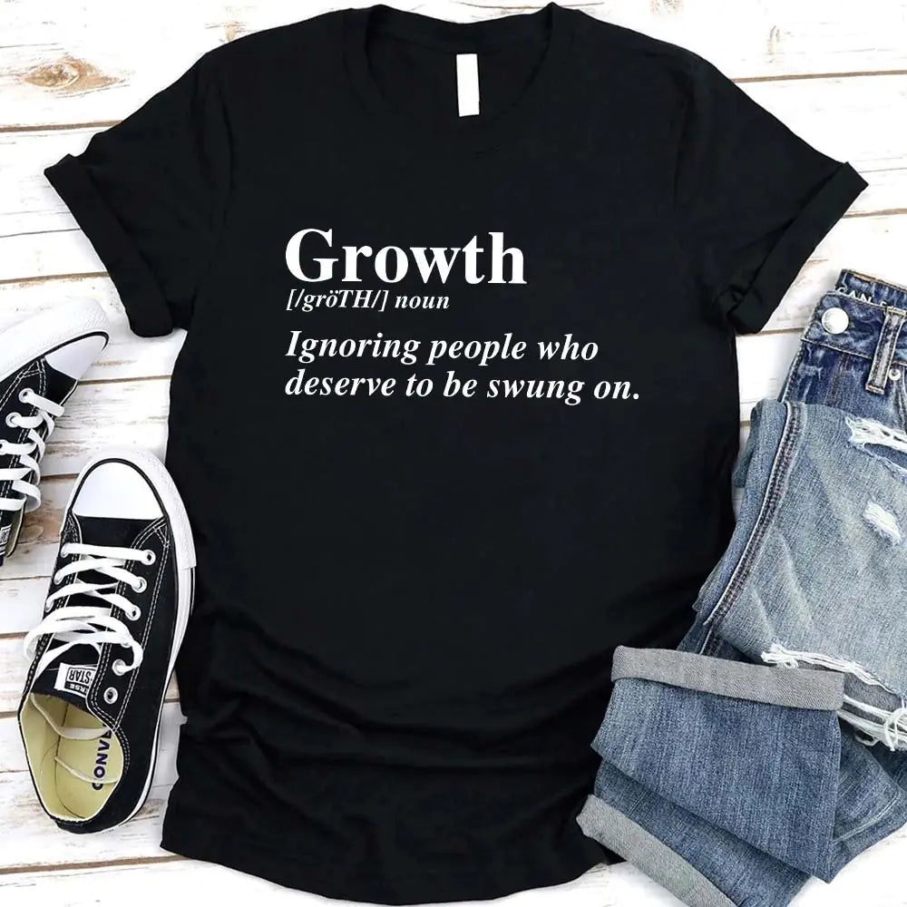 Growth Graphic Tee – Unisex Uplifting Message T-Shirt