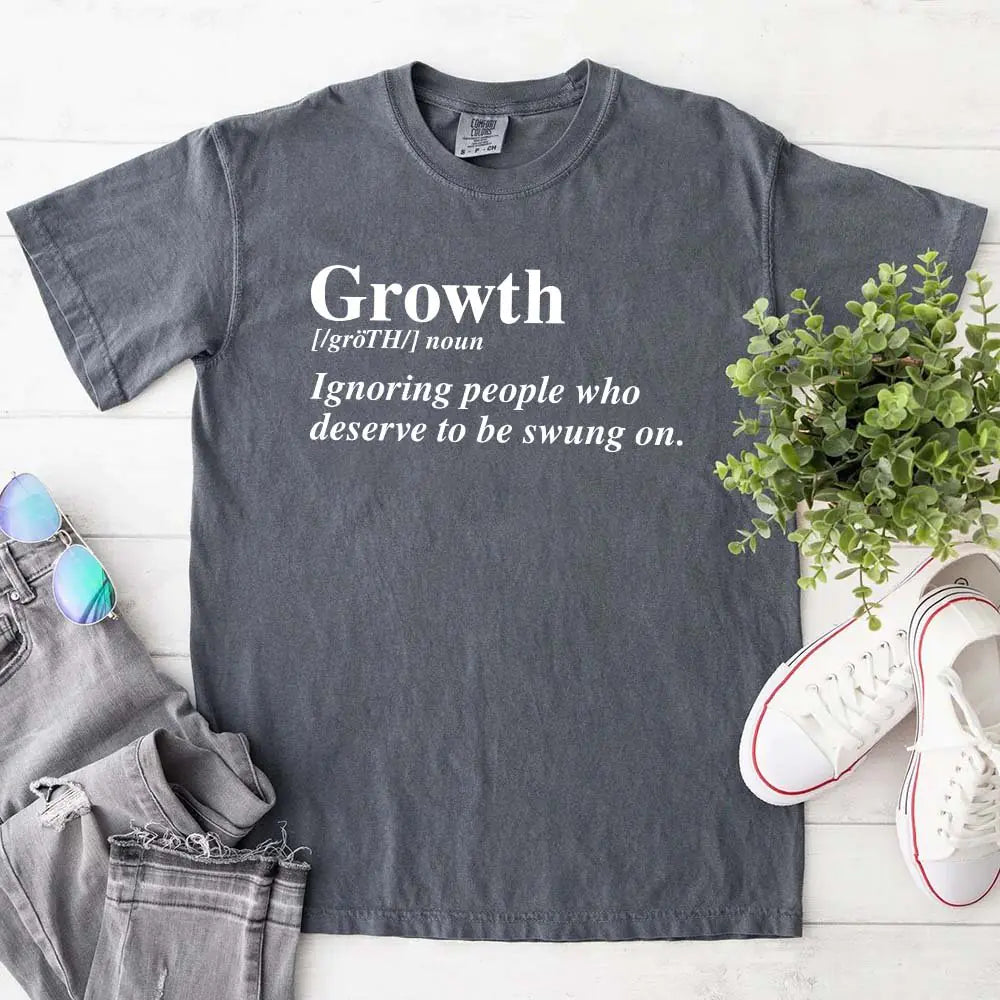 Growth Graphic Tee – Unisex Uplifting Message T-Shirt
