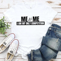 Me vs Me T-Shirt – Motivational Self-Discipline Tee