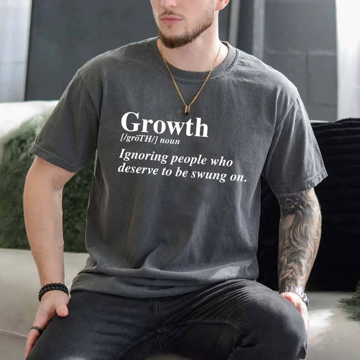 Growth Graphic Tee – Unisex Uplifting Message T-Shirt