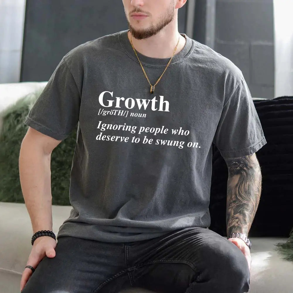 Growth Graphic Tee – Unisex Uplifting Message T-Shirt