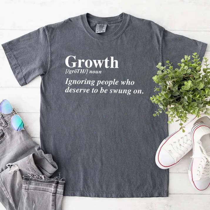 Growth Graphic Tee – Unisex Uplifting Message T-Shirt