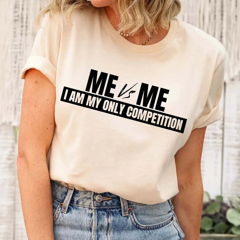 Me vs Me T-Shirt – Motivational Self-Discipline Tee