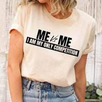 Me vs Me T-Shirt – Motivational Self-Discipline Tee