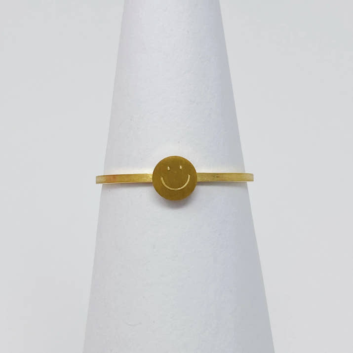 Tiny Disc Stackable Ring