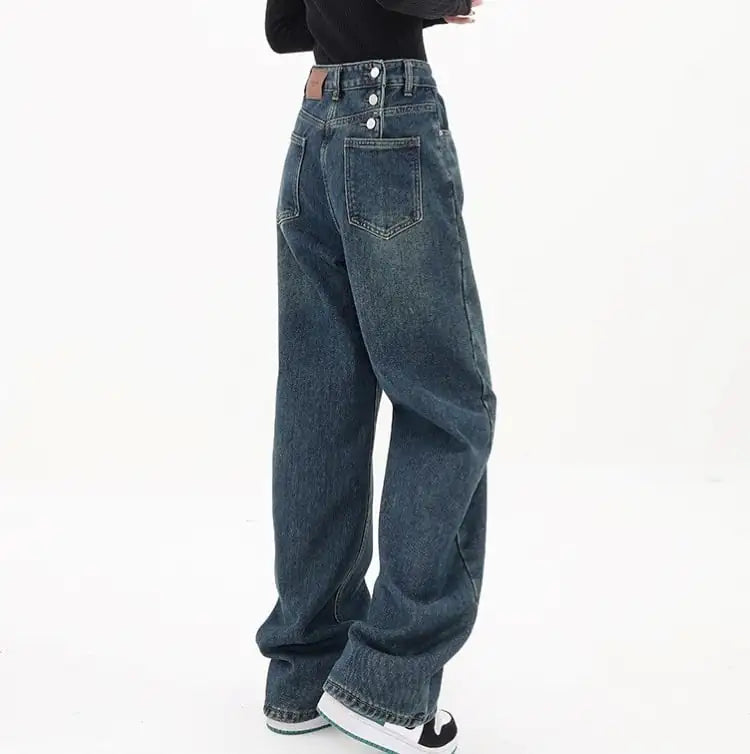 Loose Fit Women's Casual Straight Pants