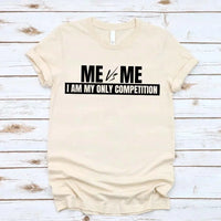 Me vs Me T-Shirt – Motivational Self-Discipline Tee