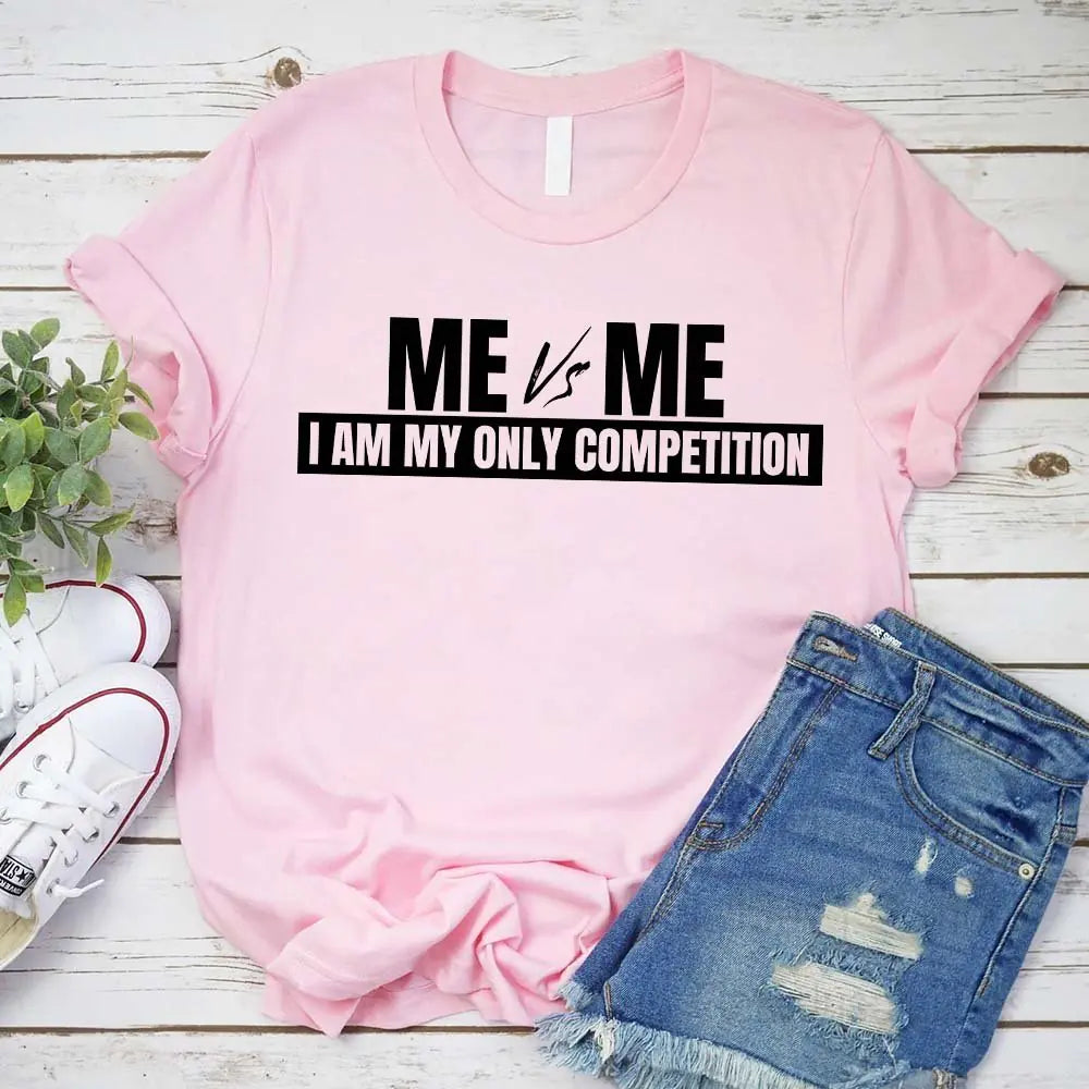 Me vs Me T-Shirt – Motivational Self-Discipline Tee