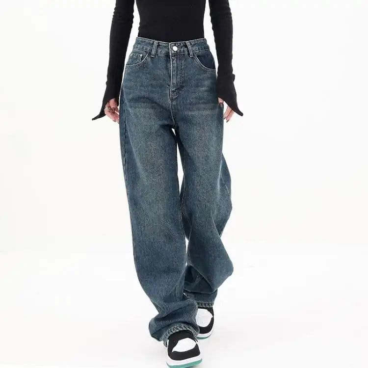 Loose Fit Women's Casual Straight Pants