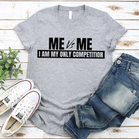 Me vs Me T-Shirt – Motivational Self-Discipline Tee