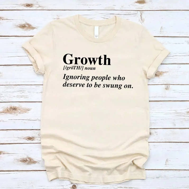 Growth Graphic Tee – Unisex Uplifting Message T-Shirt