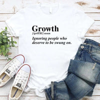 Growth Graphic Tee – Unisex Uplifting Message T-Shirt