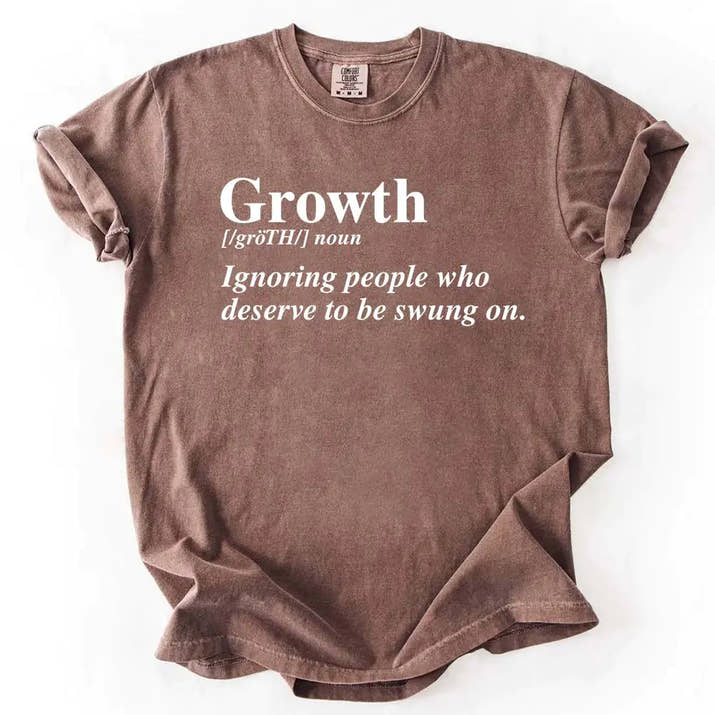 Growth Graphic Tee – Unisex Uplifting Message T-Shirt