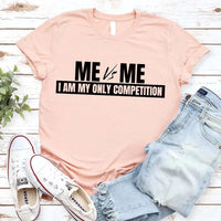 Me vs Me T-Shirt – Motivational Self-Discipline Tee