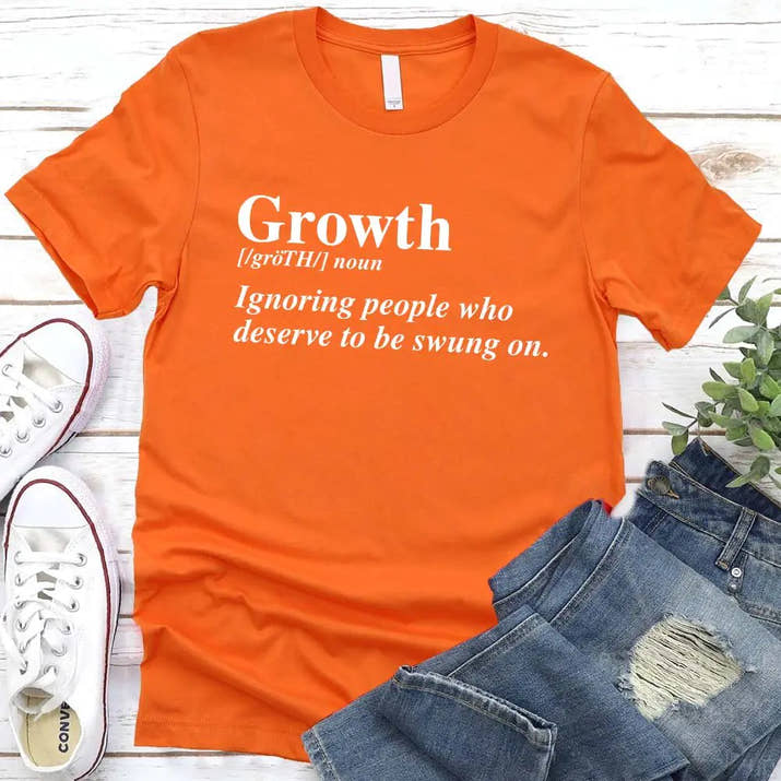 Growth Graphic Tee – Unisex Uplifting Message T-Shirt