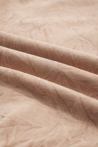 Dune saved by grace Letter Embroidery Mineral Wash Loose Sweatshirt