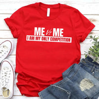 Me vs Me T-Shirt – Motivational Self-Discipline Tee