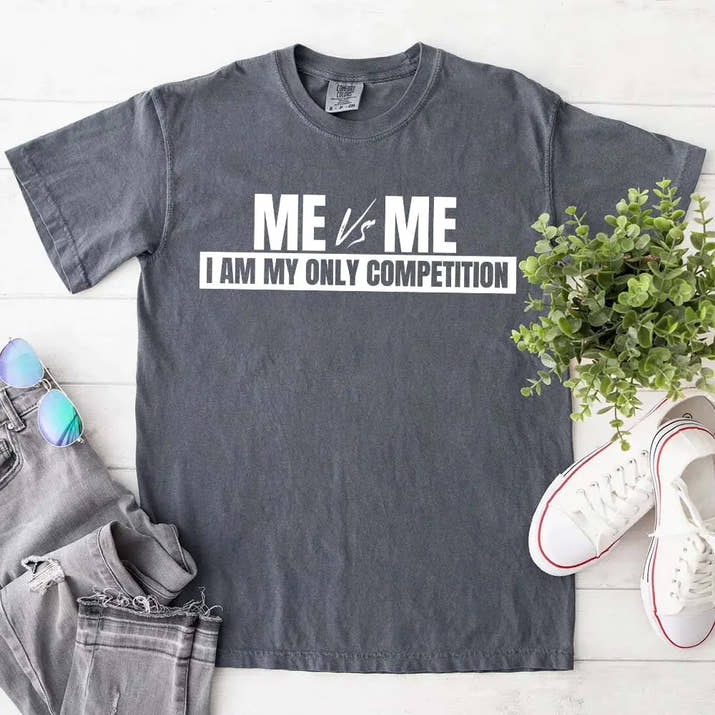 Me vs Me T-Shirt – Motivational Self-Discipline Tee