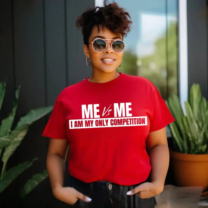 Me vs Me T-Shirt – Motivational Self-Discipline Tee