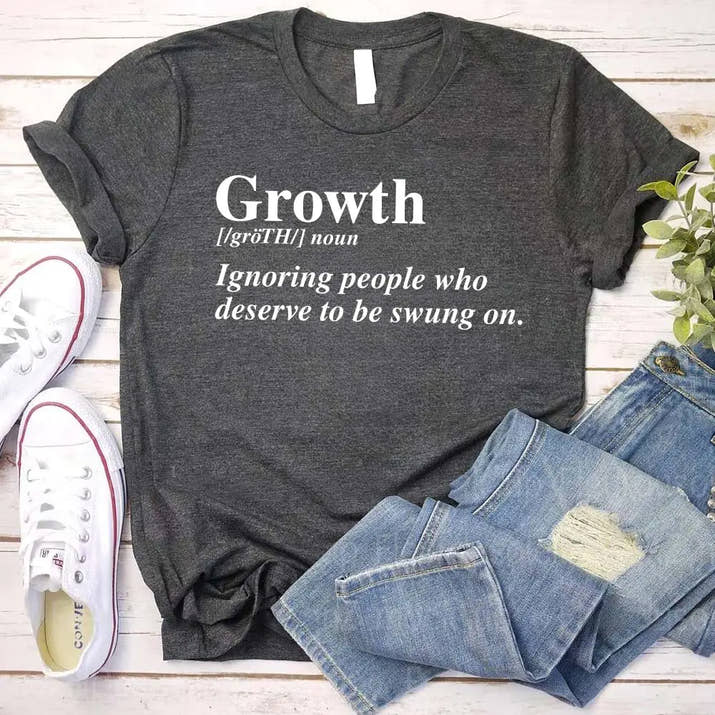 Growth Graphic Tee – Unisex Uplifting Message T-Shirt
