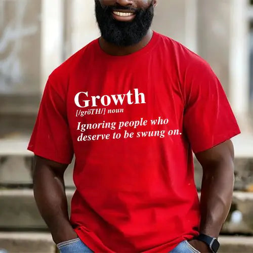 Growth Graphic Tee – Unisex Uplifting Message T-Shirt