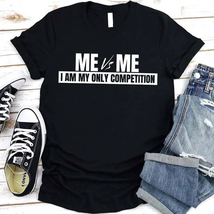 Me vs Me T-Shirt – Motivational Self-Discipline Tee