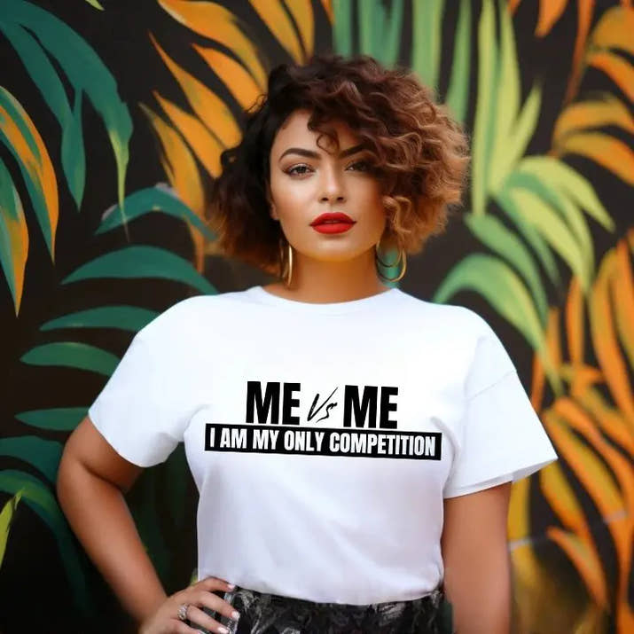 Me vs Me T-Shirt – Motivational Self-Discipline Tee