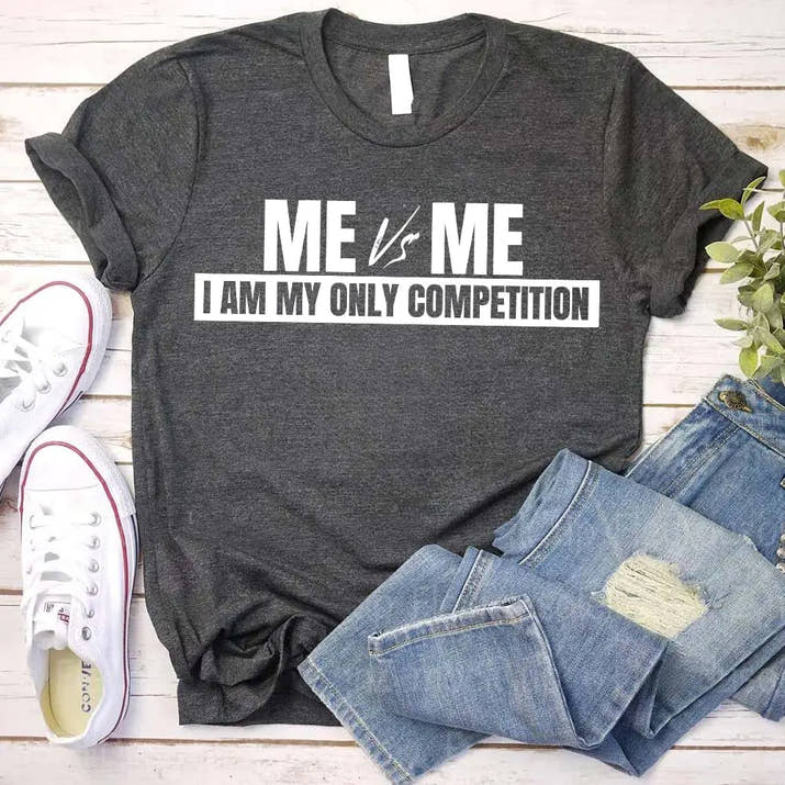Me vs Me T-Shirt – Motivational Self-Discipline Tee