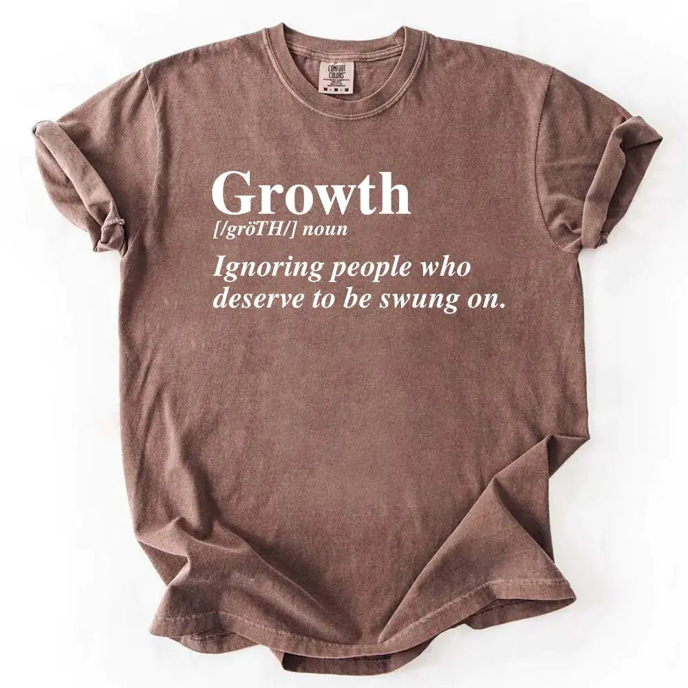 Growth Graphic Tee – Unisex Uplifting Message T-Shirt