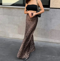 Leopard Print Dress Fashion Mermaid Skirt