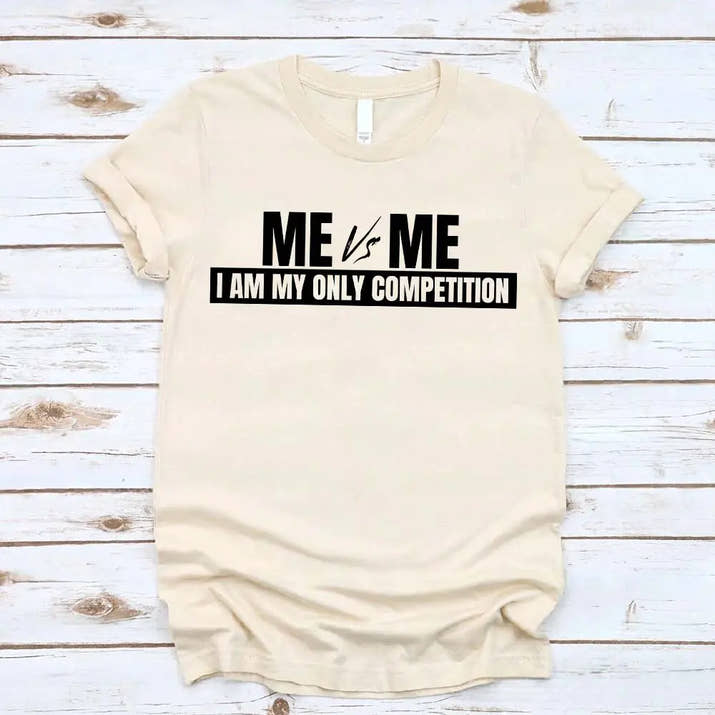 Me vs Me T-Shirt – Motivational Self-Discipline Tee