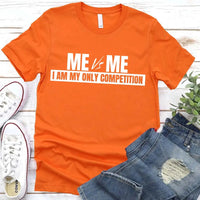 Me vs Me T-Shirt – Motivational Self-Discipline Tee