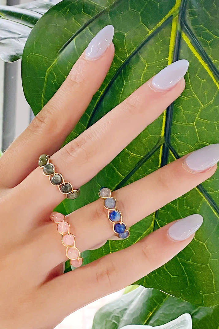 Wired Stone Ring