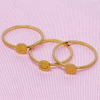 Tiny Disc Stackable Ring